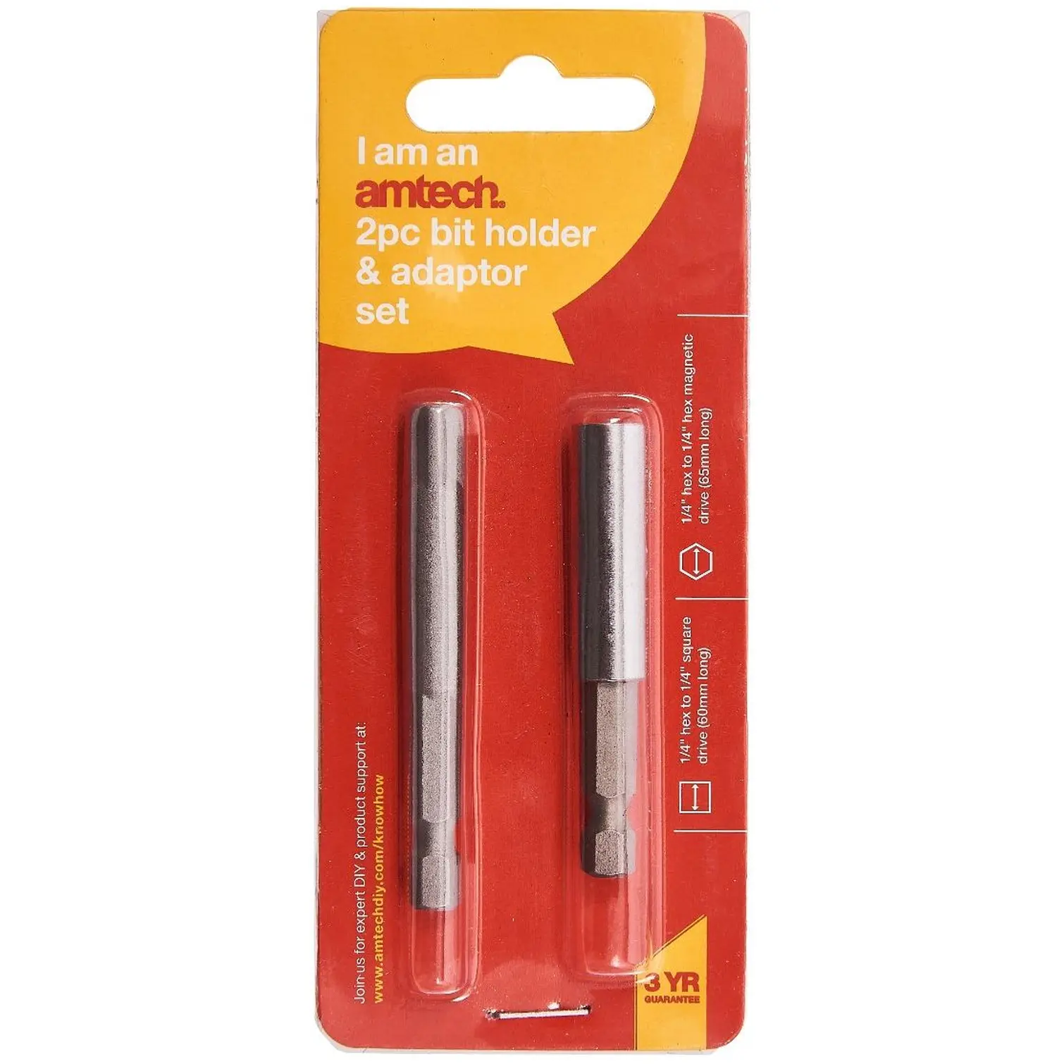 Am-Tech Magnetic Bit Holder&Adaptor