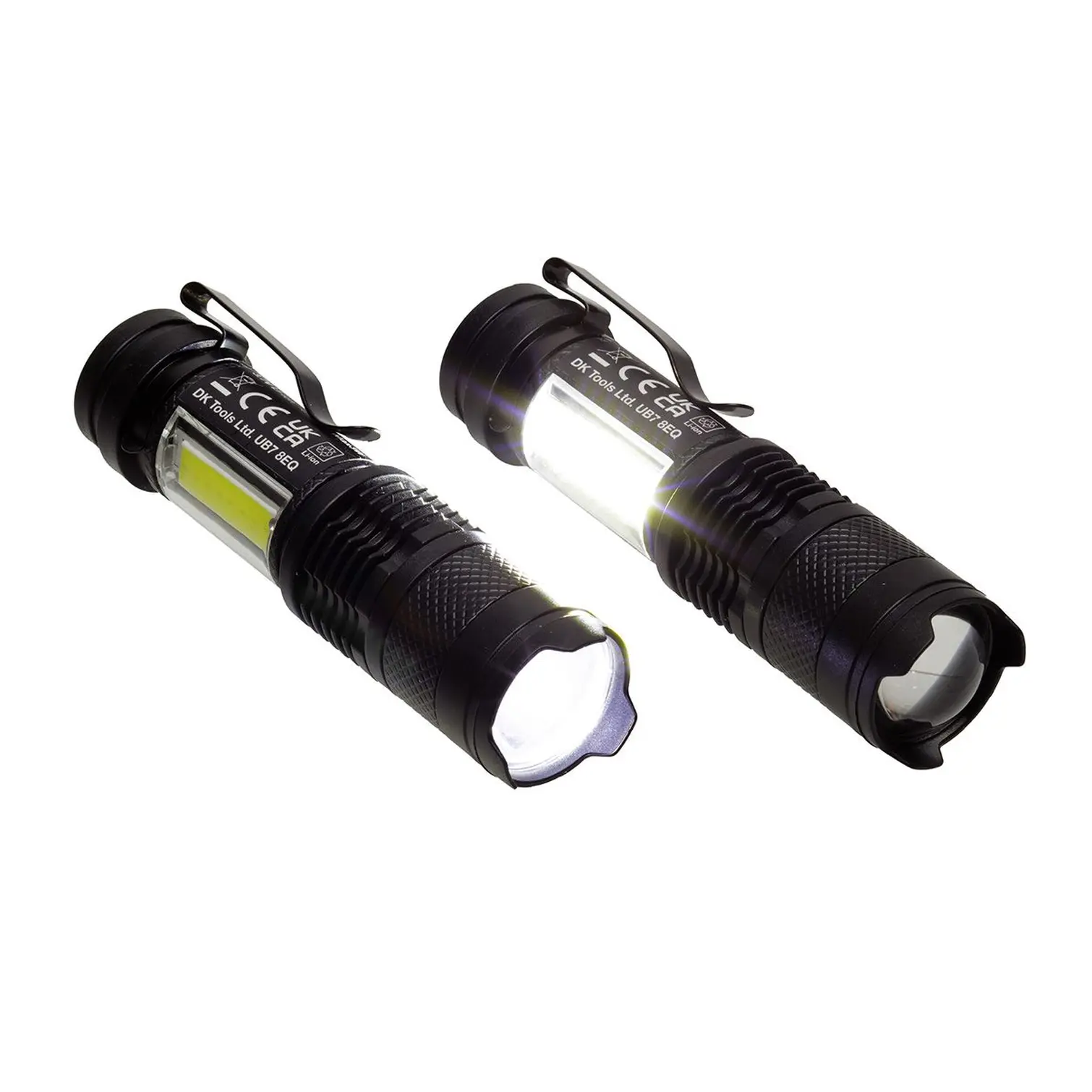 amtech 2 Piece Rechargeable Torch Set