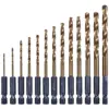 Amtech 13pc Drill Bit Set (Hex Shank)