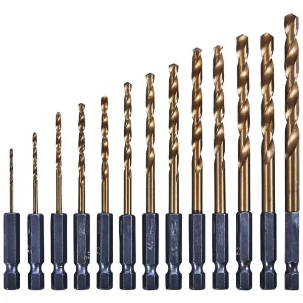 Amtech 13pc Drill Bit Set (Hex Shank)