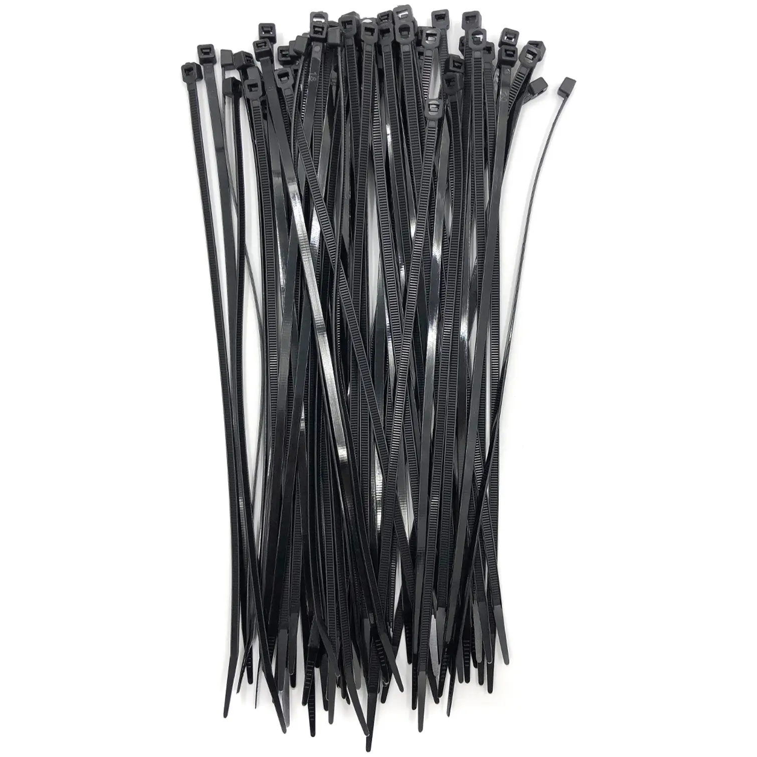 Am-Tech 300x4.8mm Cable Ties Black pk60