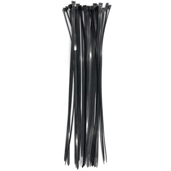 Am-Tech 500x6.5mm Cable Ties Black pk30