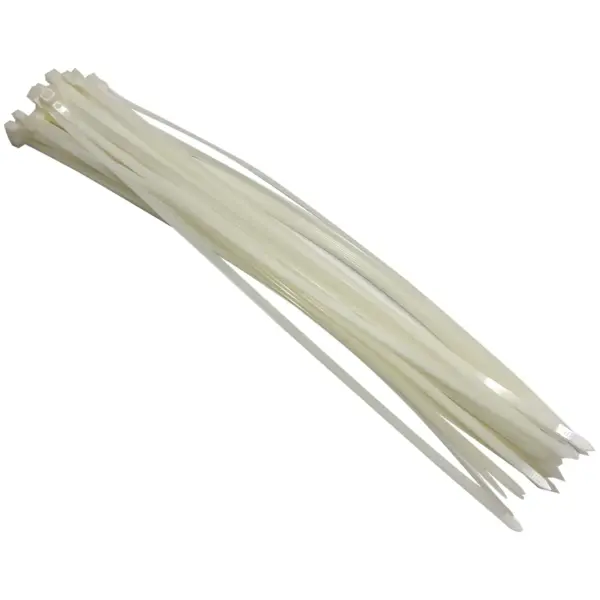 Am-Tech 500x6.5mm Cable Ties White pk30