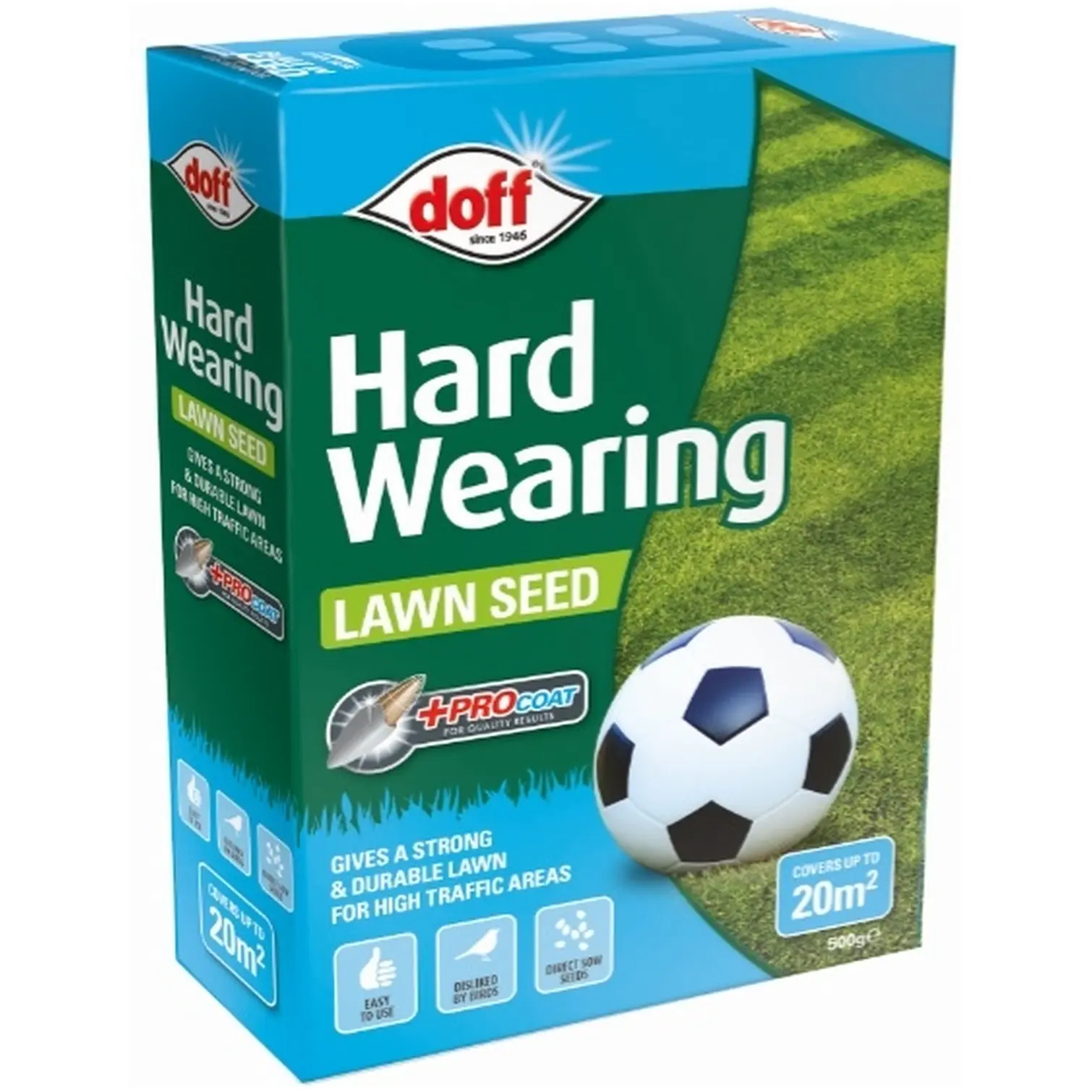 Doff Hard Wearing Grass Seed 500g