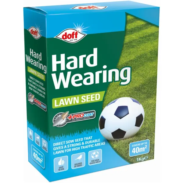 DOF0222 Doff Hard Wearing Grass Seed 1kg