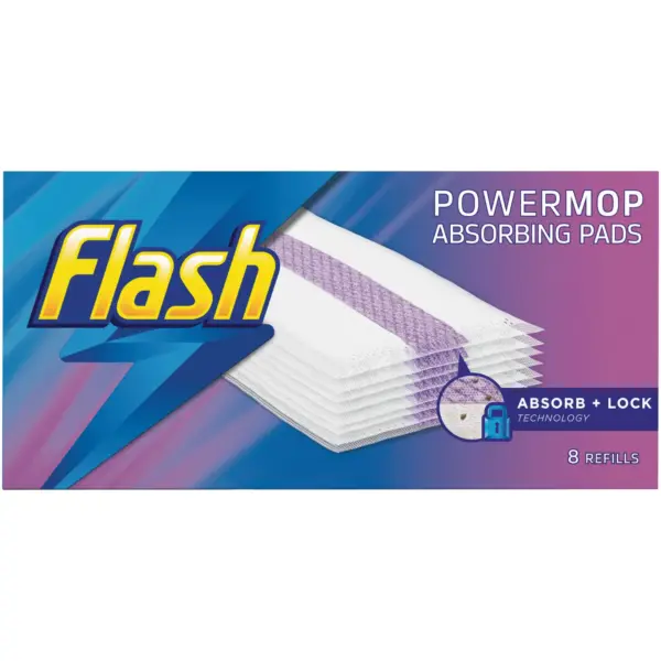 Flash Powermop Absorbing Pads 8 Refills