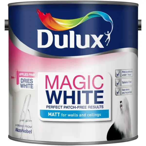 Dulux Magic Pure Brilliant White 2.5L
