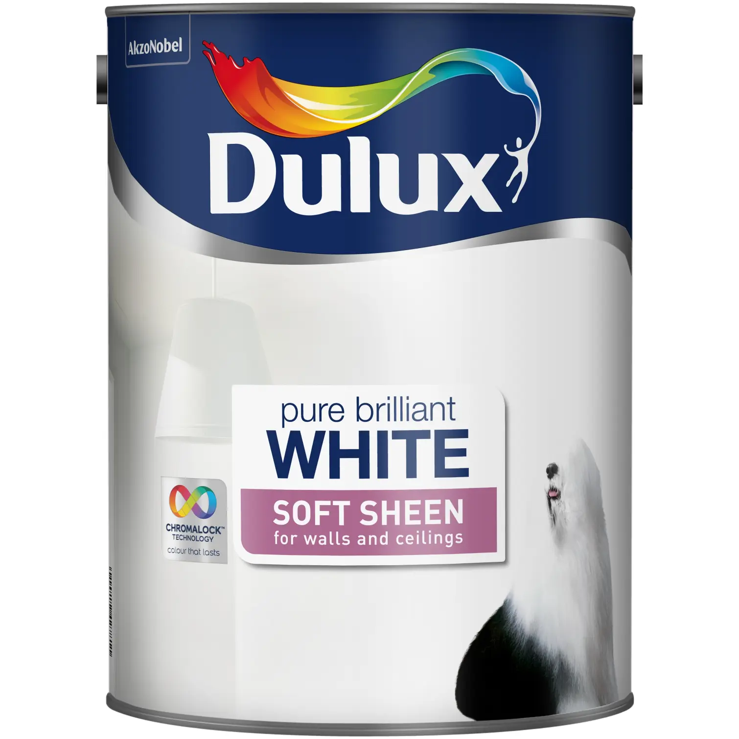DUL0056 Dulux Soft Sheen Pure Brilliant White 5L