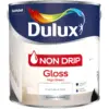 DUL0065 Dulux Non Drip Gloss Pure Brilliant White 2.5L