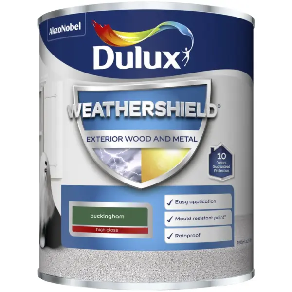 DUL0112 Dulux Weathershield Exterior Gloss Buckingham 750ml