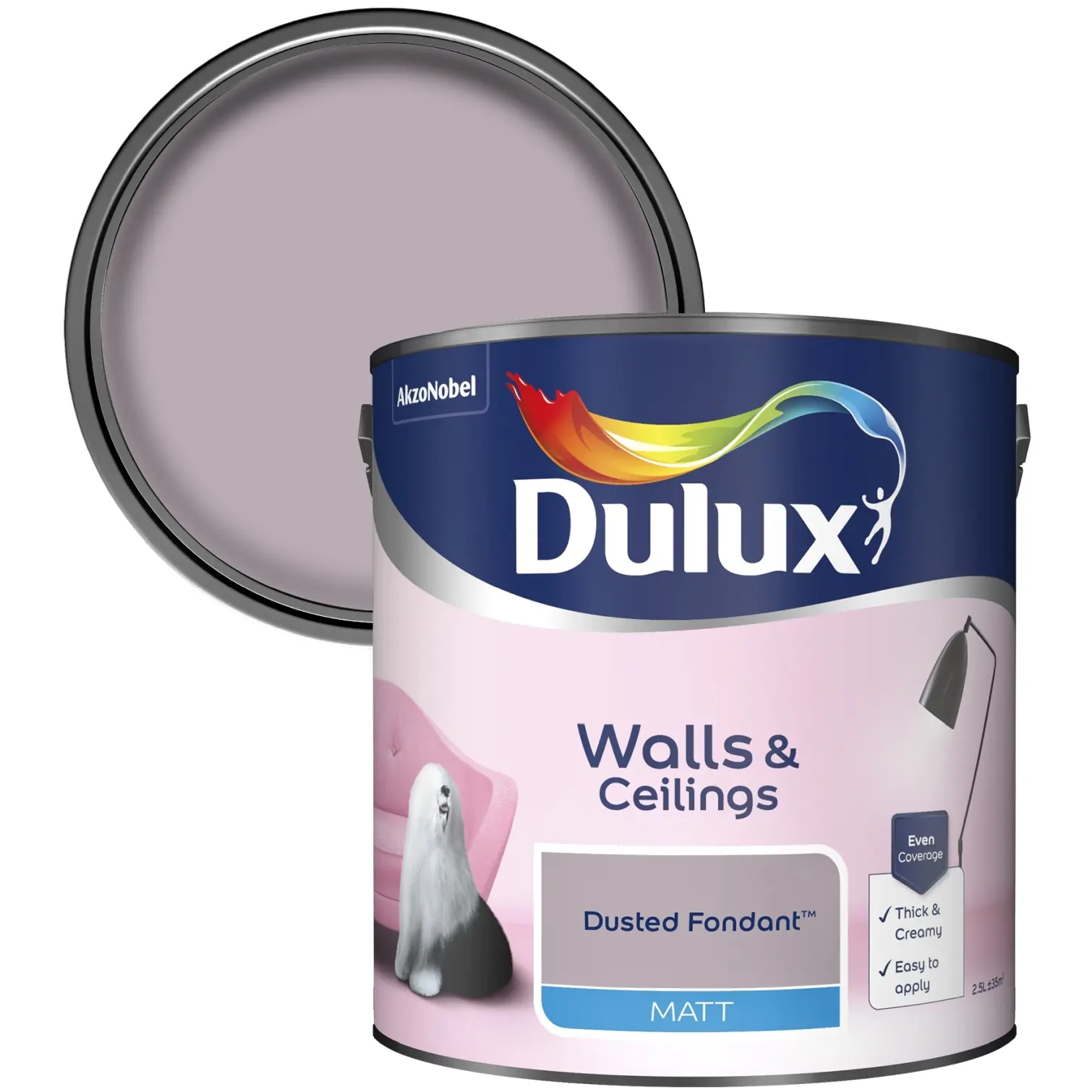 DUL0141_1 Dulux Matt Dusted Fondant 2.5L
