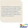 Dulux Matt Almond White 2.5L