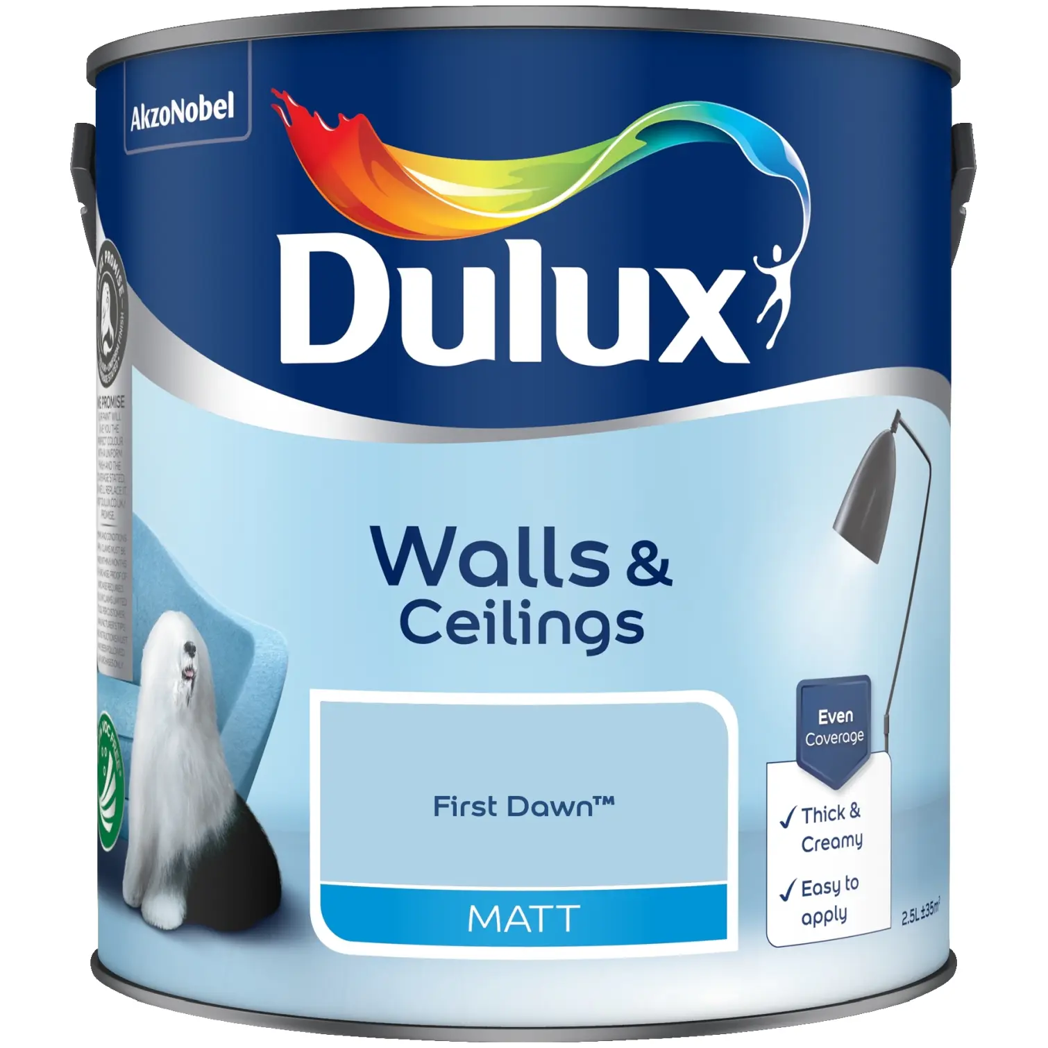 DUL0169 Dulux Matt First Dawn 2.5L