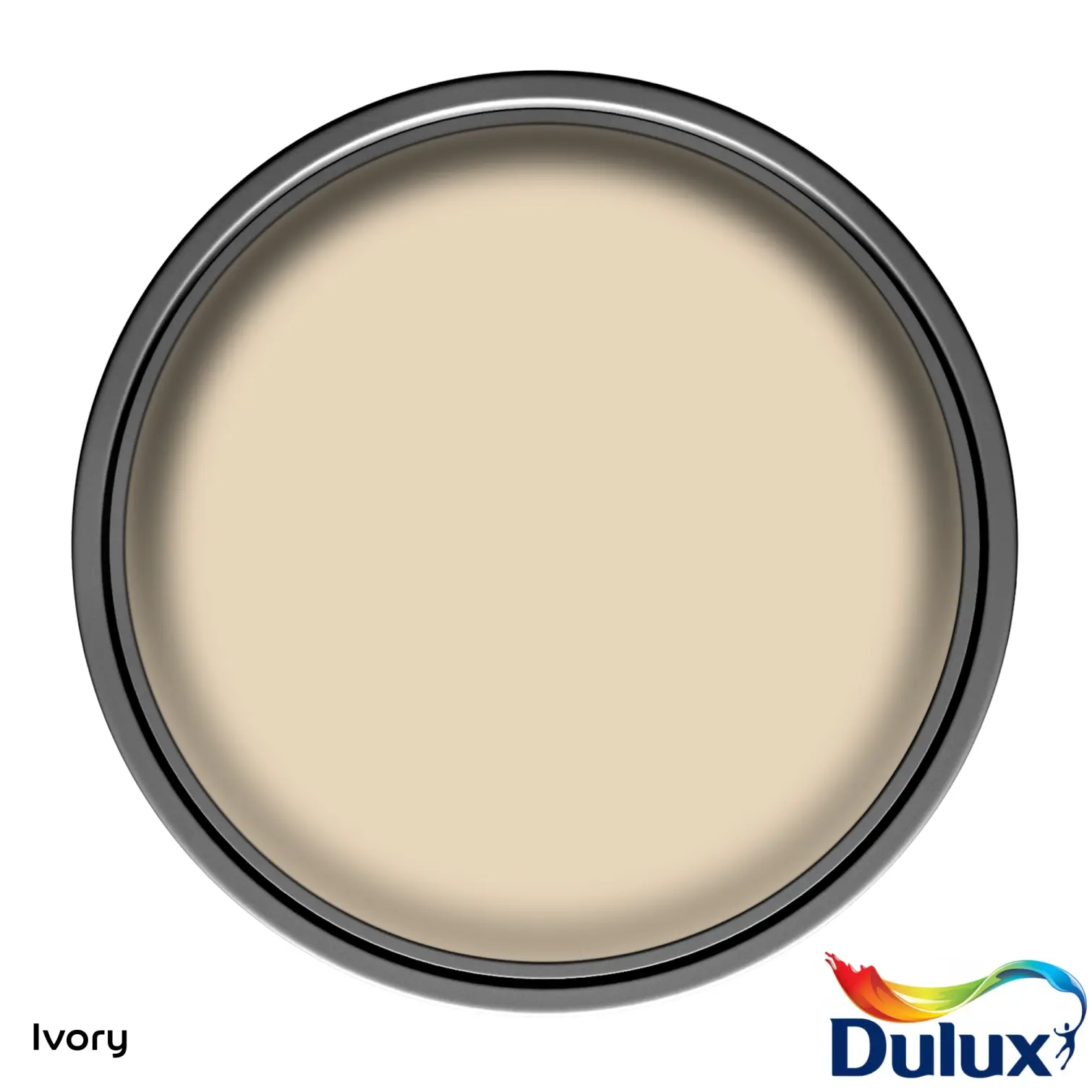 DUL0174_12 Dulux Matt Ivory 2.5L