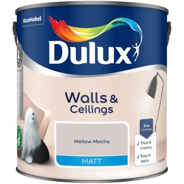 Dulux Matt Mellow Mocha 2.5L