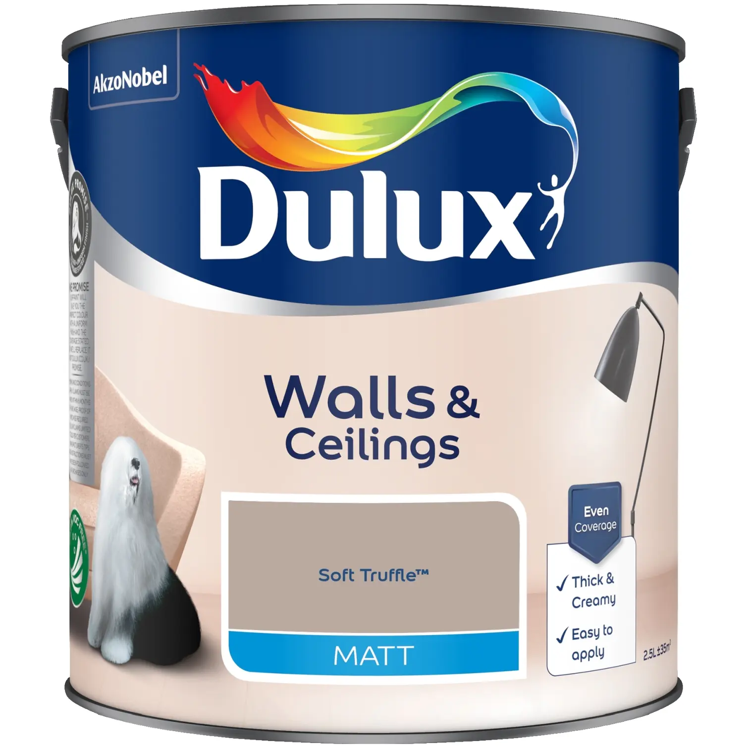 DUL0239 Dulux Matt Soft Truffle 2.5L