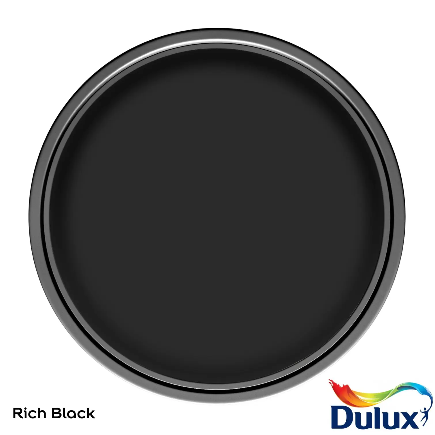 DUL0265_12 Dulux Matt Rich Black 2.5L