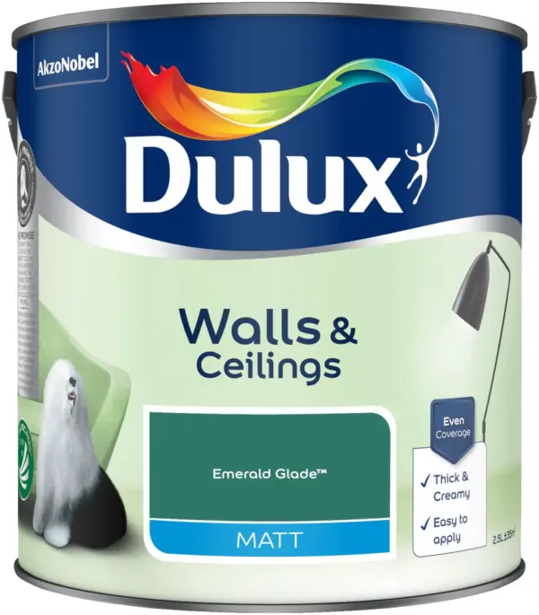 DUL0268 Dulux Matt Emerald Glade 2.5L