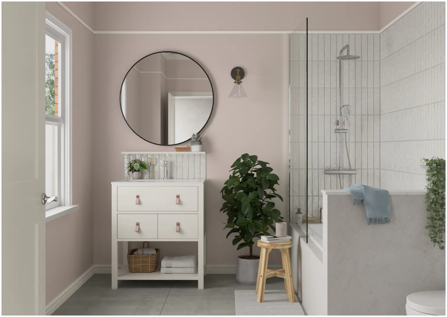 DUL0272_9 Dulux Matt Blush Pink 2.5L