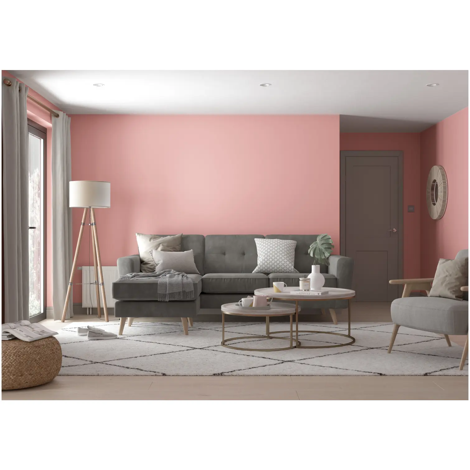 DUL0282_8 Dulux 2.5Ltr Matt Boho Blush