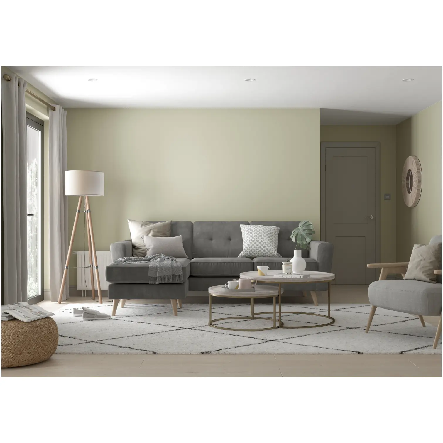 DUL0285_8 Dulux 2.5Ltr Matt Fresh Artichoke