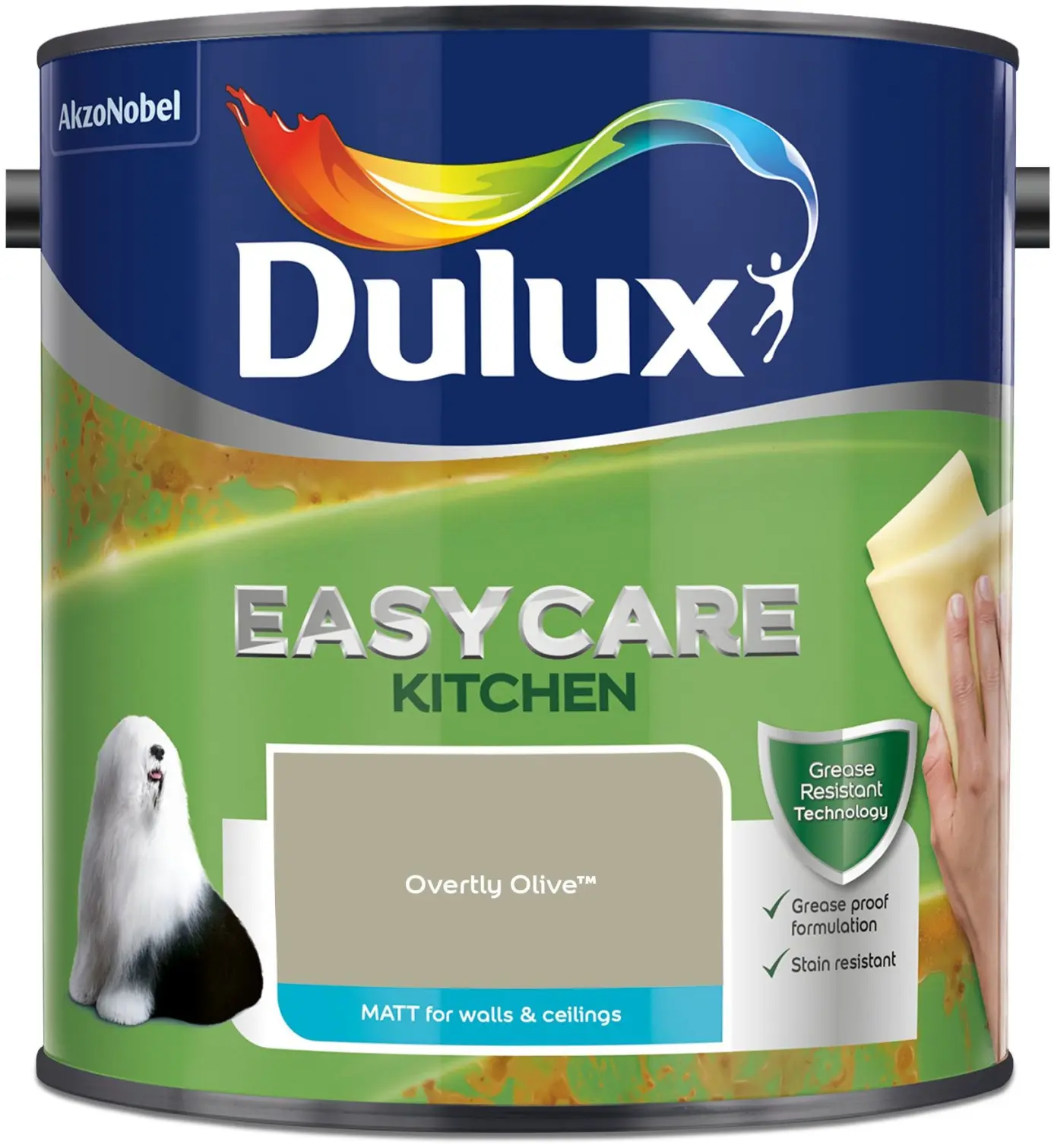 Dulux Easycare Kitchen Overtly Olive 2.5L