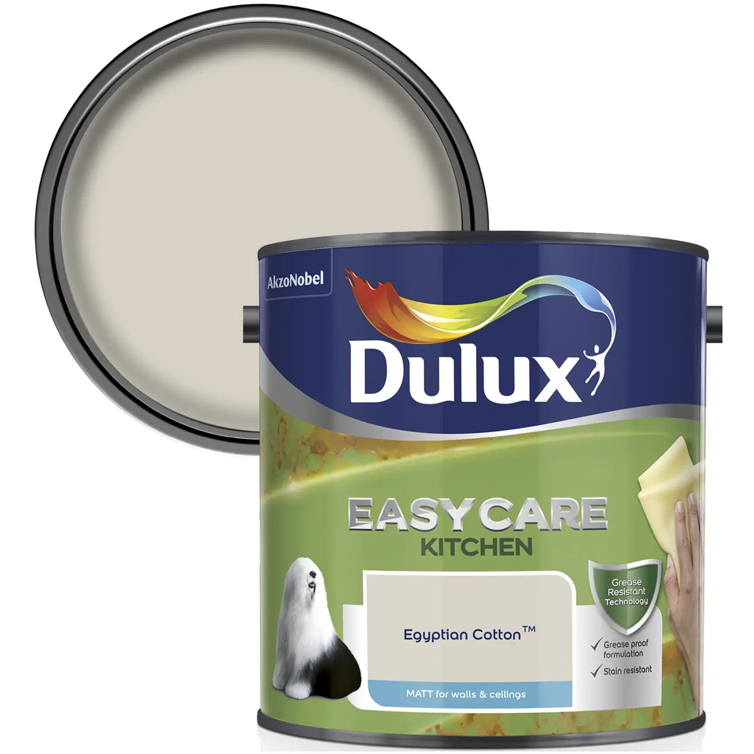 DUL0369_1 Dulux Kitchen Egyptian Cotton 2.5L