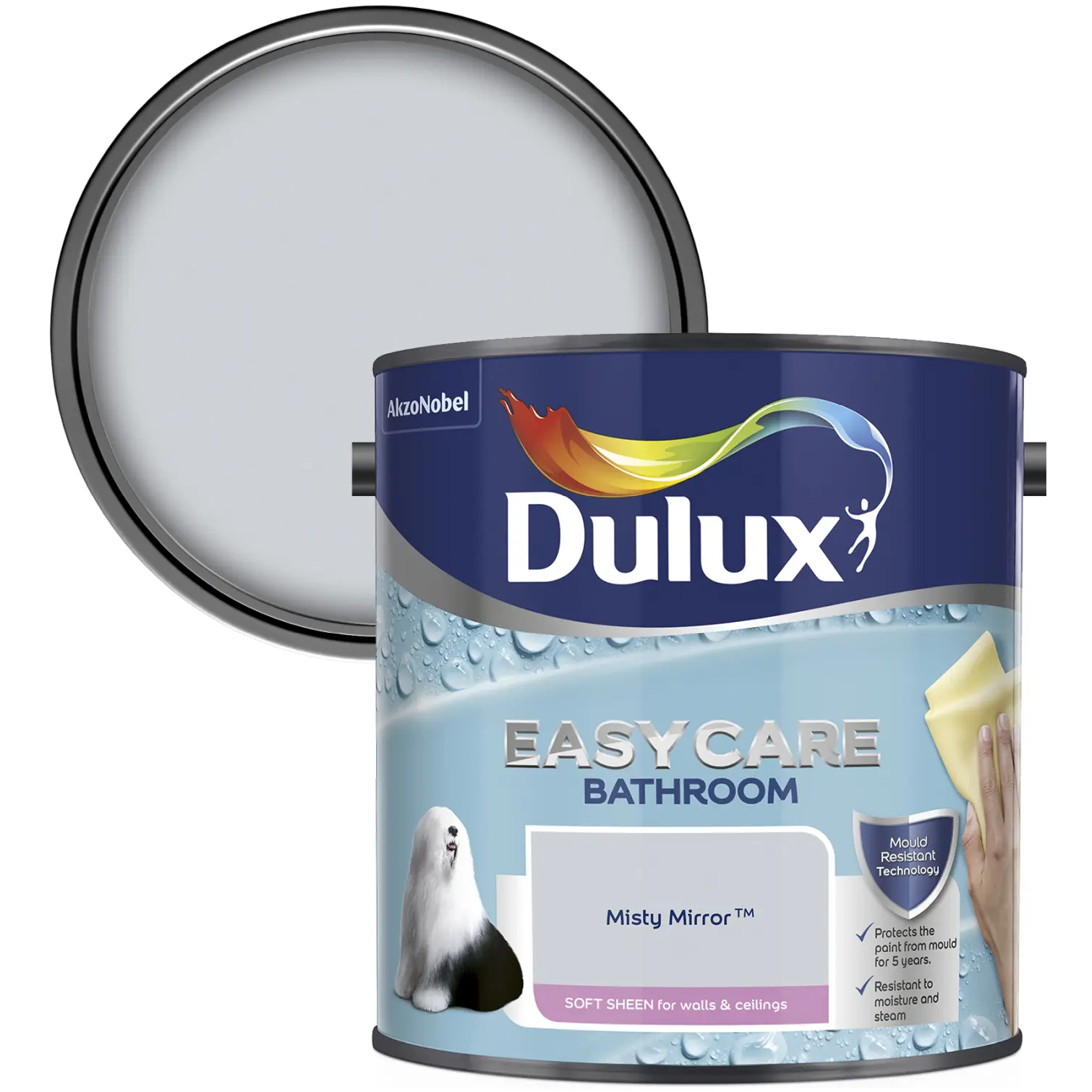 DUL0387_1 Dulux Bathroom Misty Mirror 2.5L
