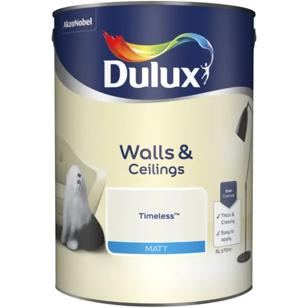 DUL0653 Dulux Matt Timeless 5L