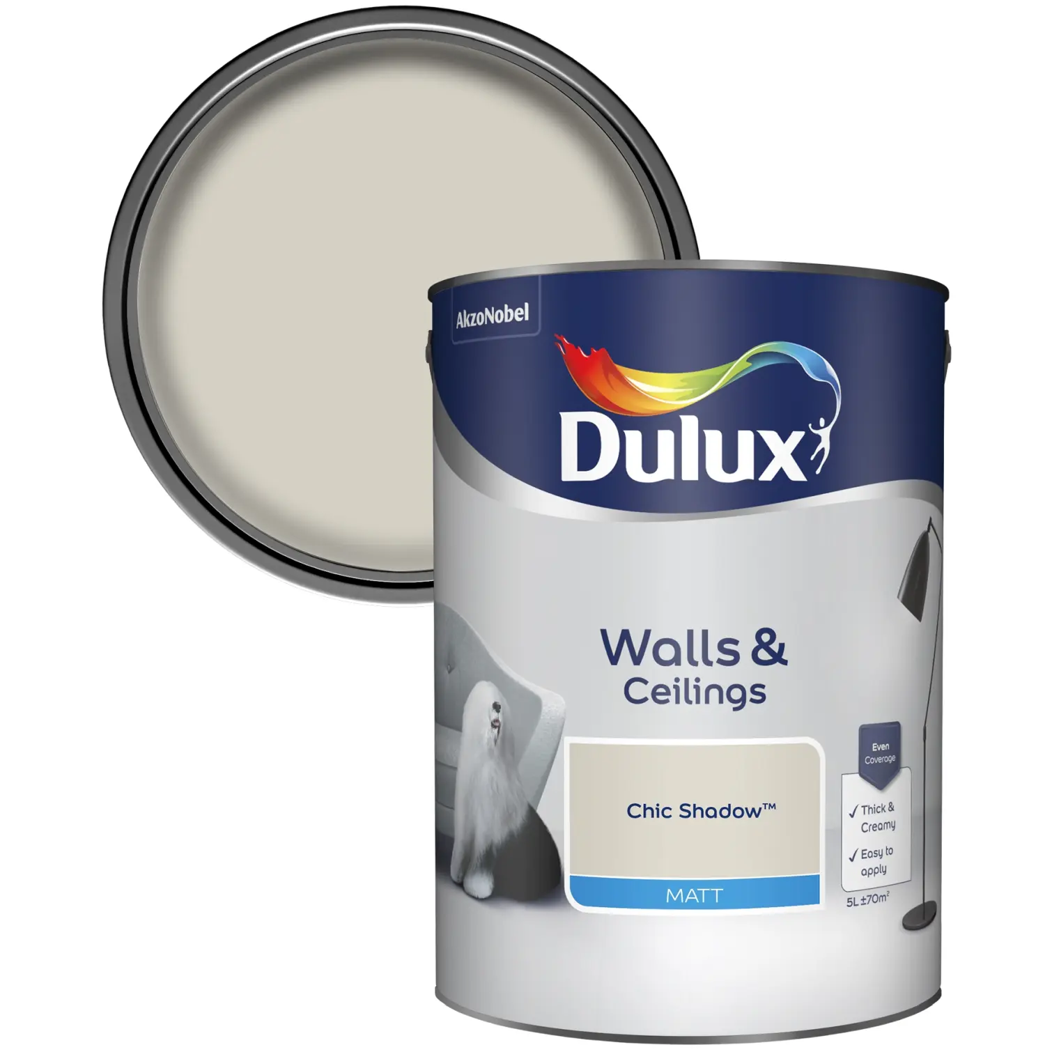Dulux Matt Chic Shadow 5L