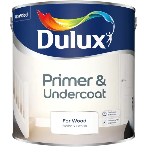 DUL0719 Dulux Quick Drying Wood Primer Undercoat 2.5ltr
