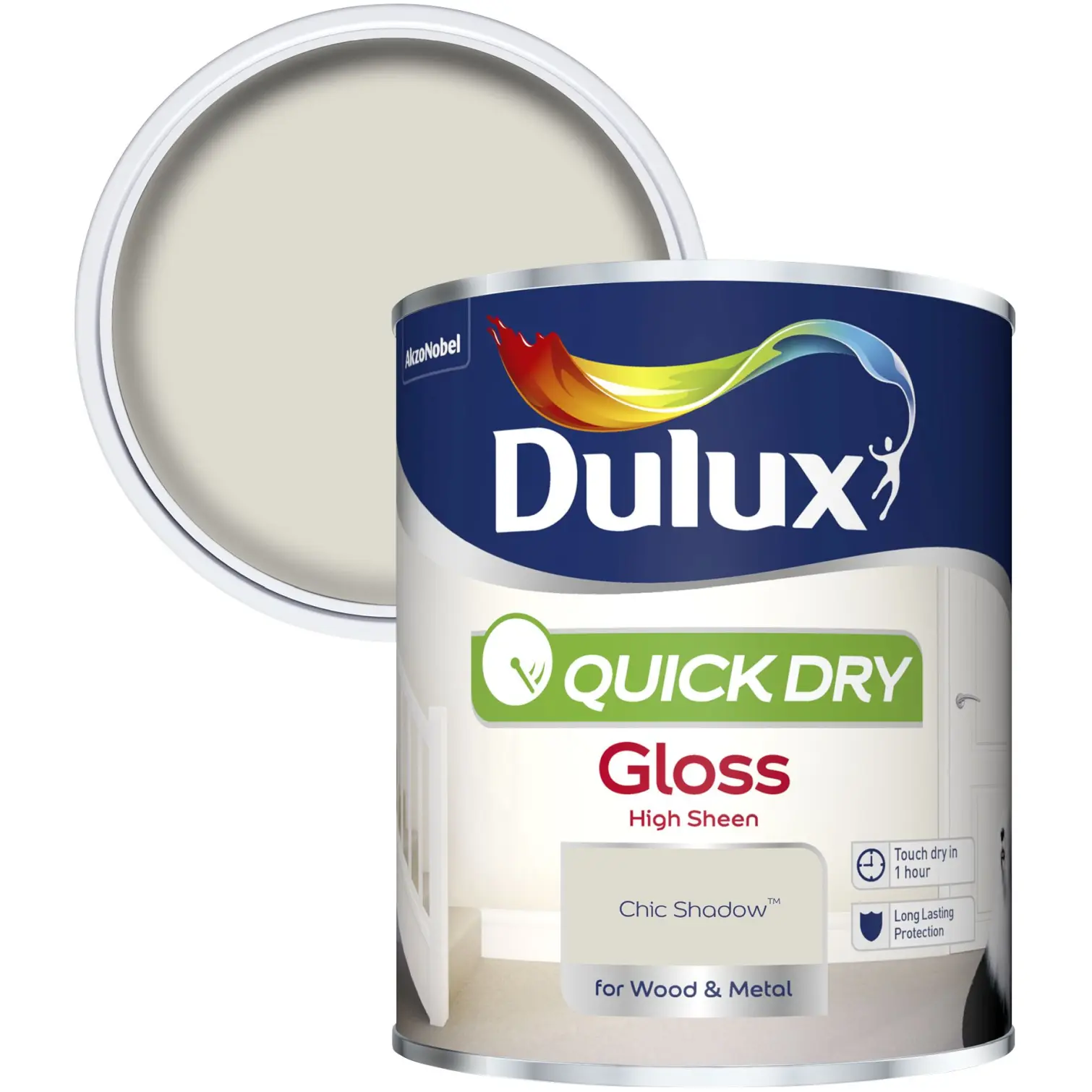 Dulux Quick Dry Gloss Chic Shadow 750ml