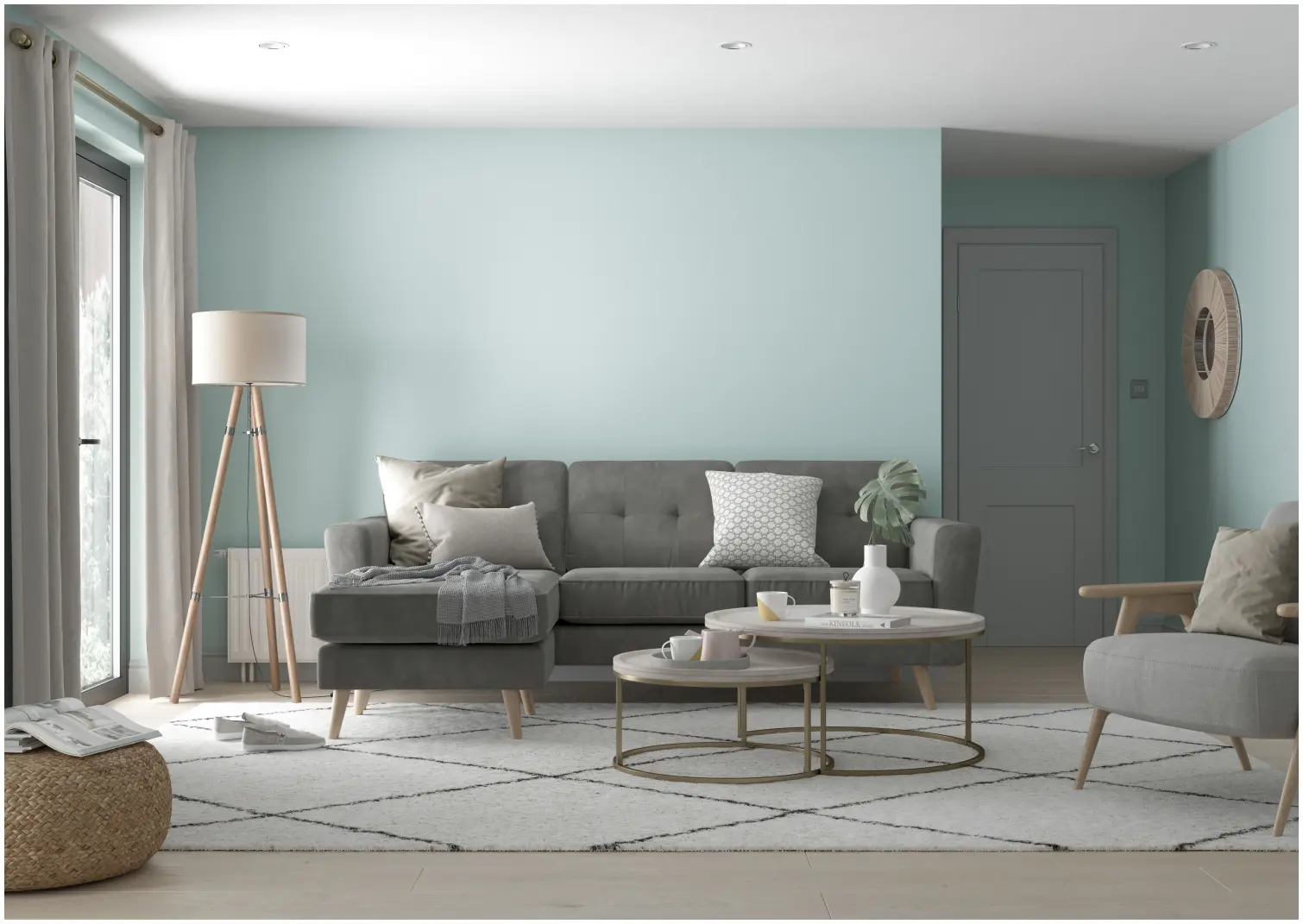 DUL1531_7 Dulux Matt Mint Macaroon 2.5L