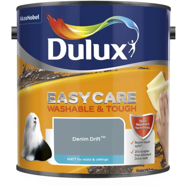 Dulux Easycare Matt Denim Drift 2.5L