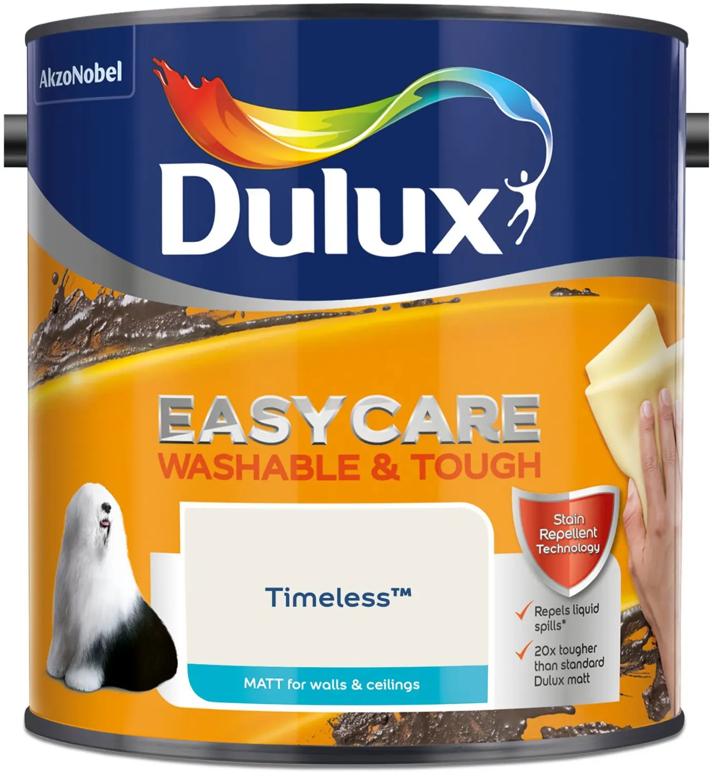 DUL1608 Dulux Easycare Matt Timeless 2.5L