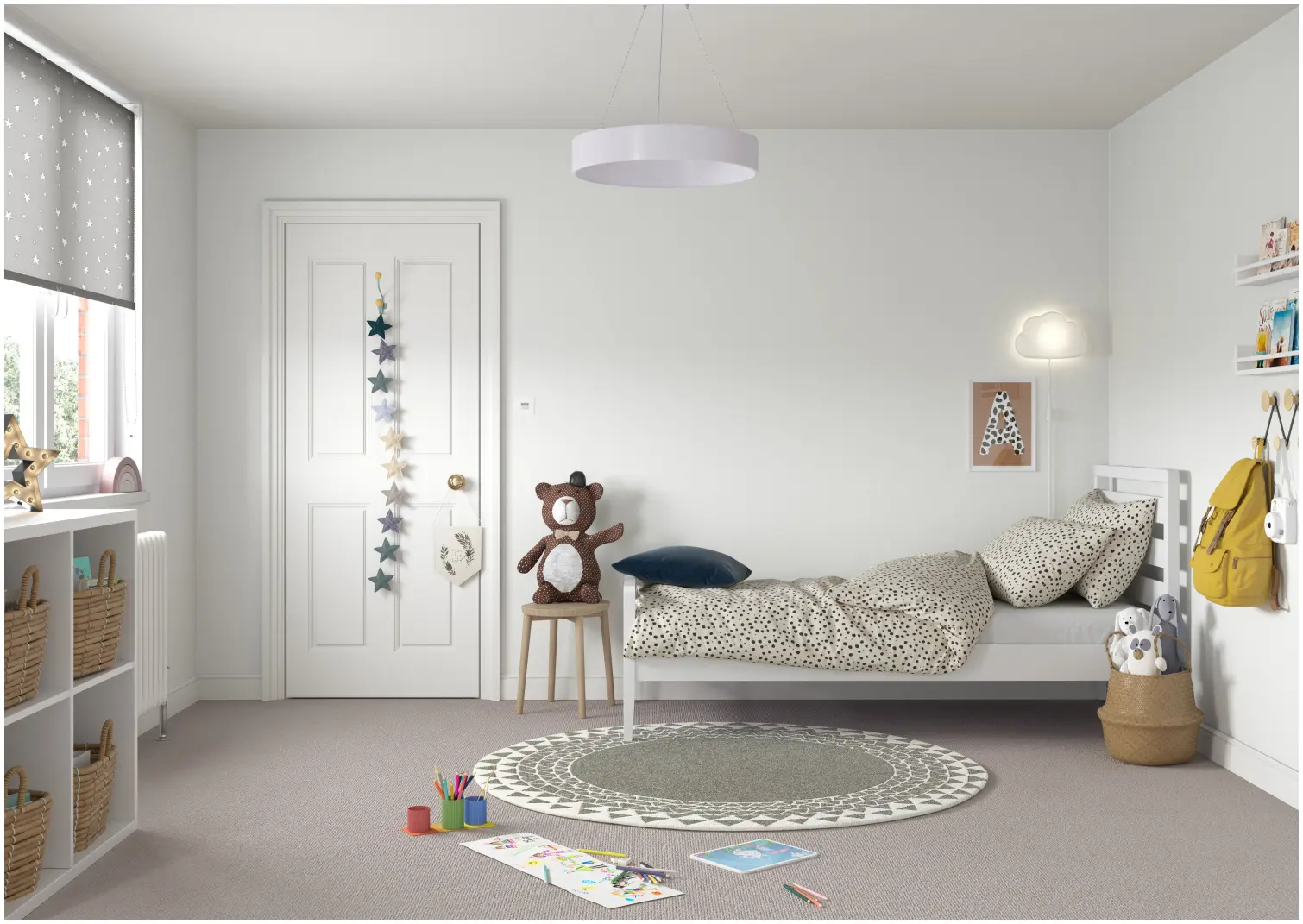 DUL1615_4 Dulux Easycare Matt White Cotton 2.5L