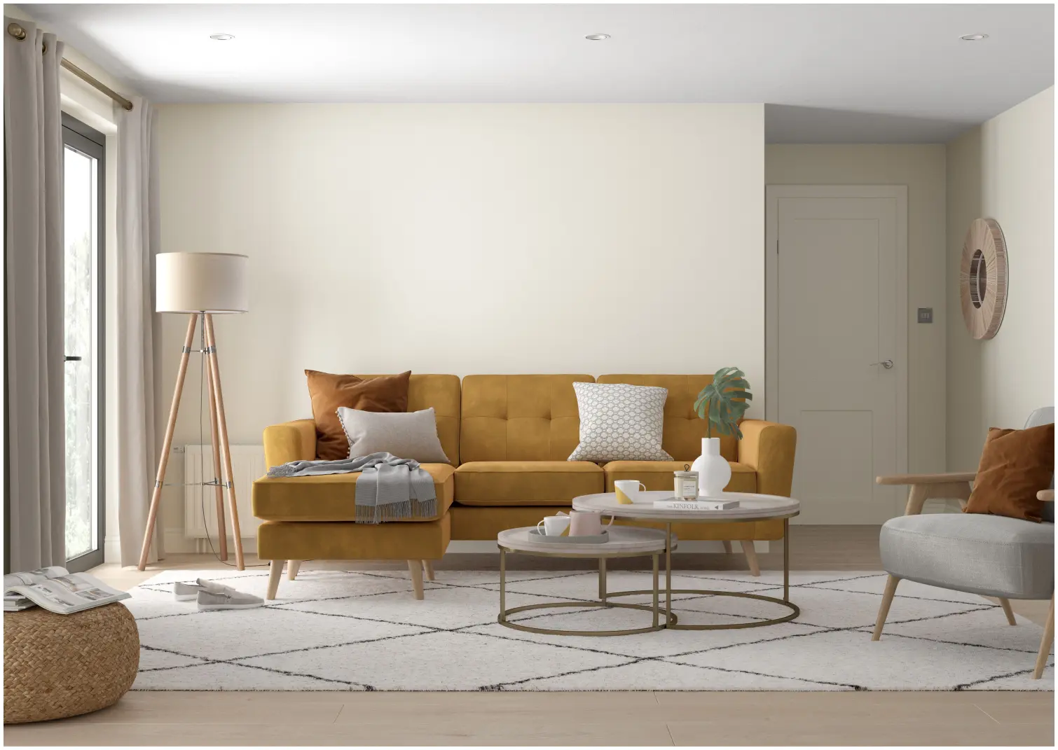 DUL1616_6 Dulux Easycare Matt Jasmine White 2.5L