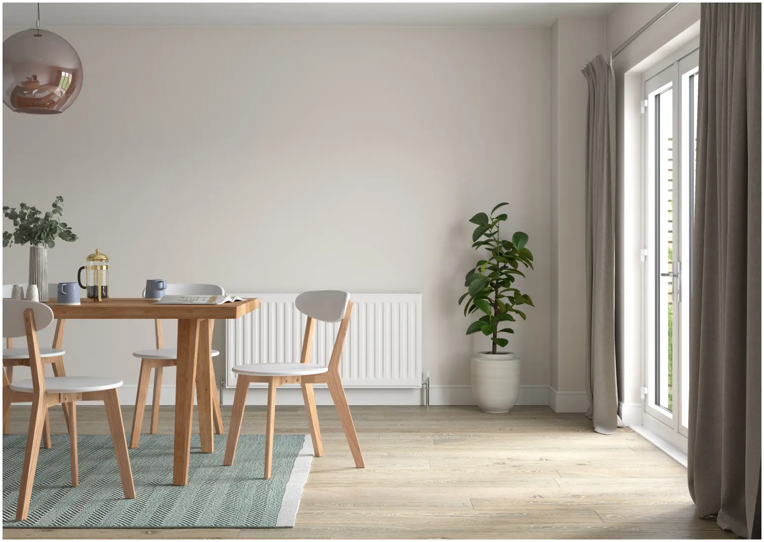 DUL1617_7 Dulux Easycare Matt Nutmeg White 2.5L