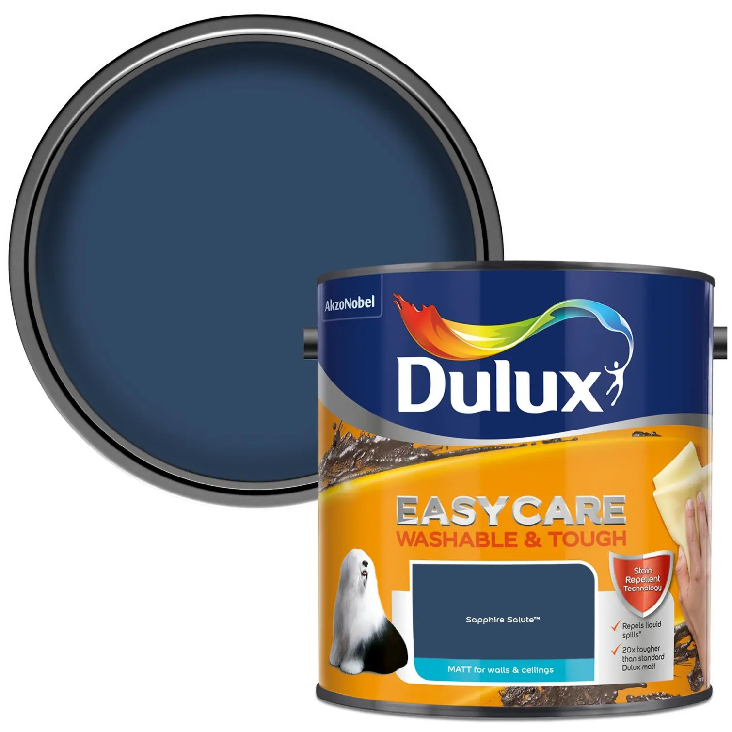 DUL1632_1 Dulux Easycare Sapphire Salute 2.5L