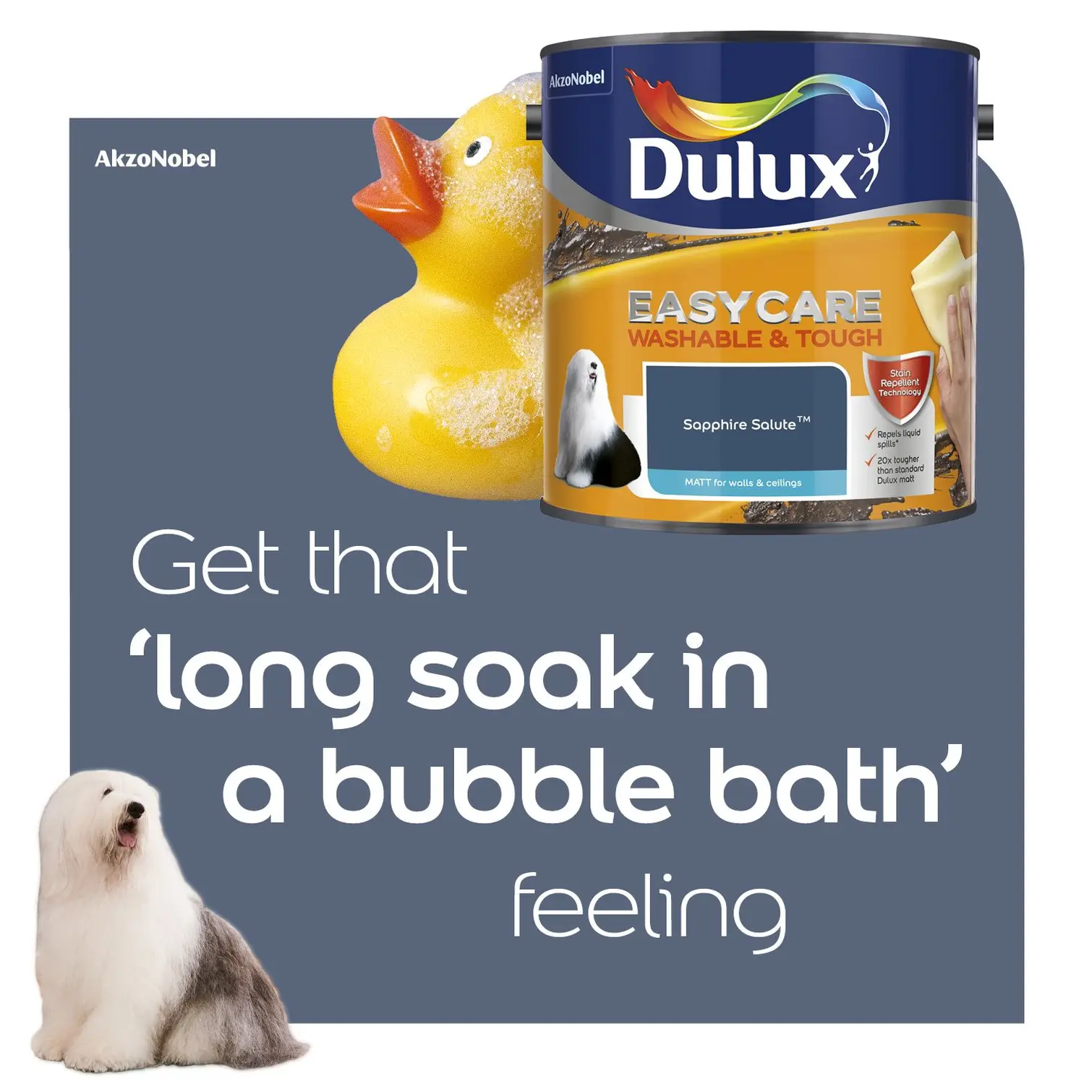 DUL1632_2 Dulux Easycare Sapphire Salute 2.5L
