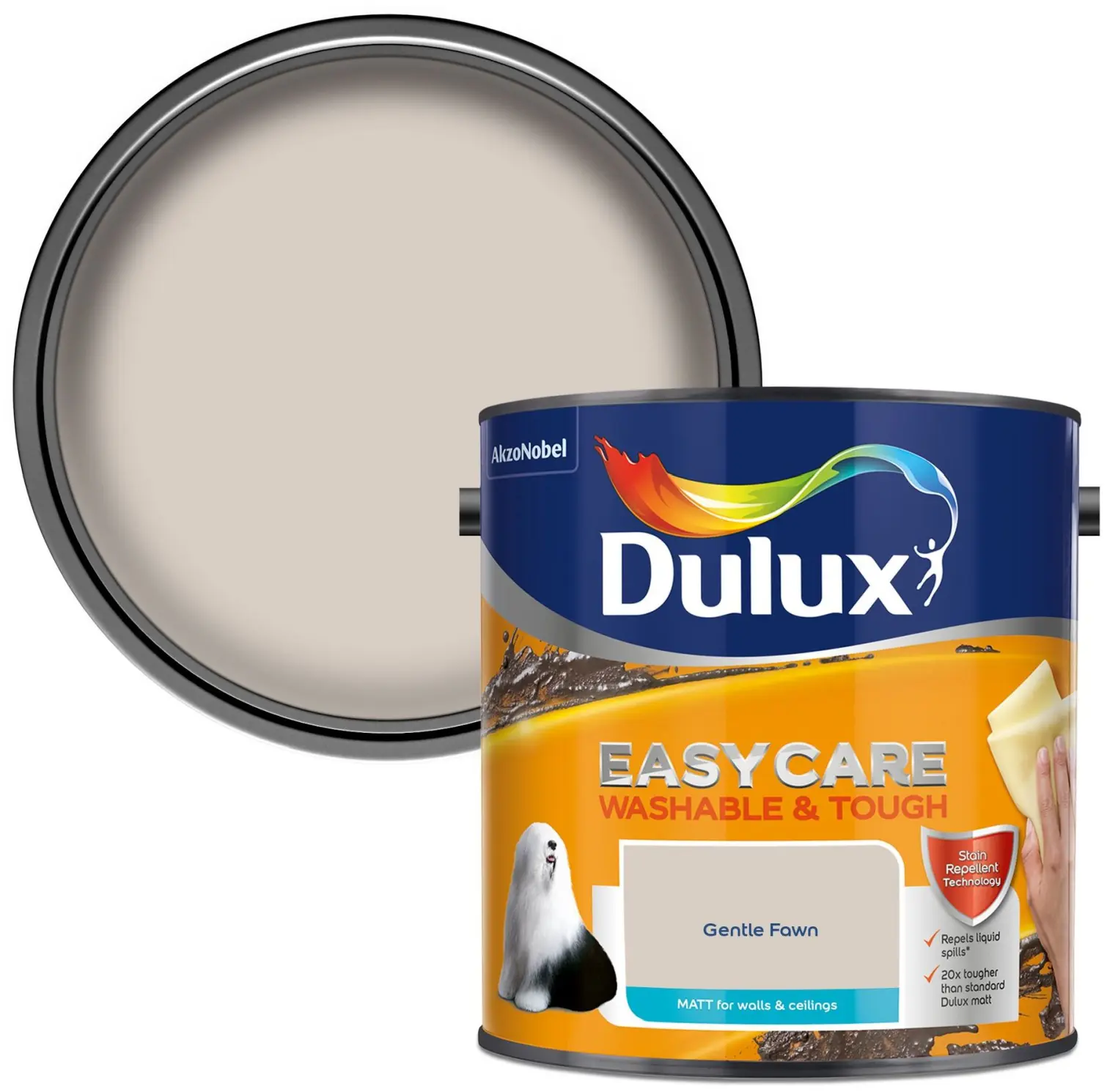 DUL1635_1 Dulux Easycare Gentle Fawn 2.5L