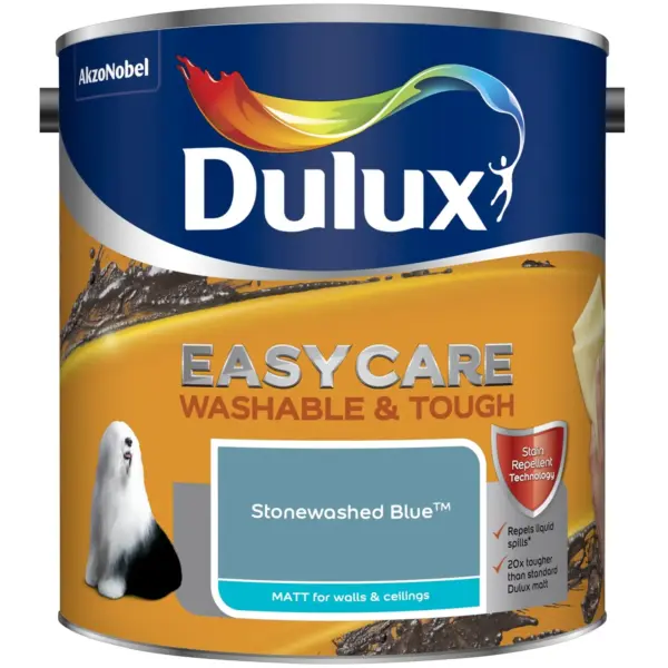 Dulux Easycare Stonewashed Blue 2.5L