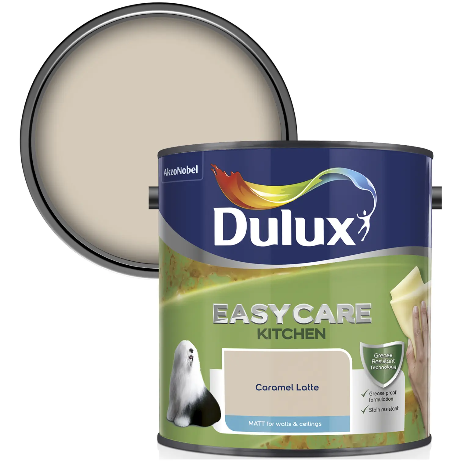 DUL1807_1 Dulux Easycare Kitchen Caramel Latte 2.5L