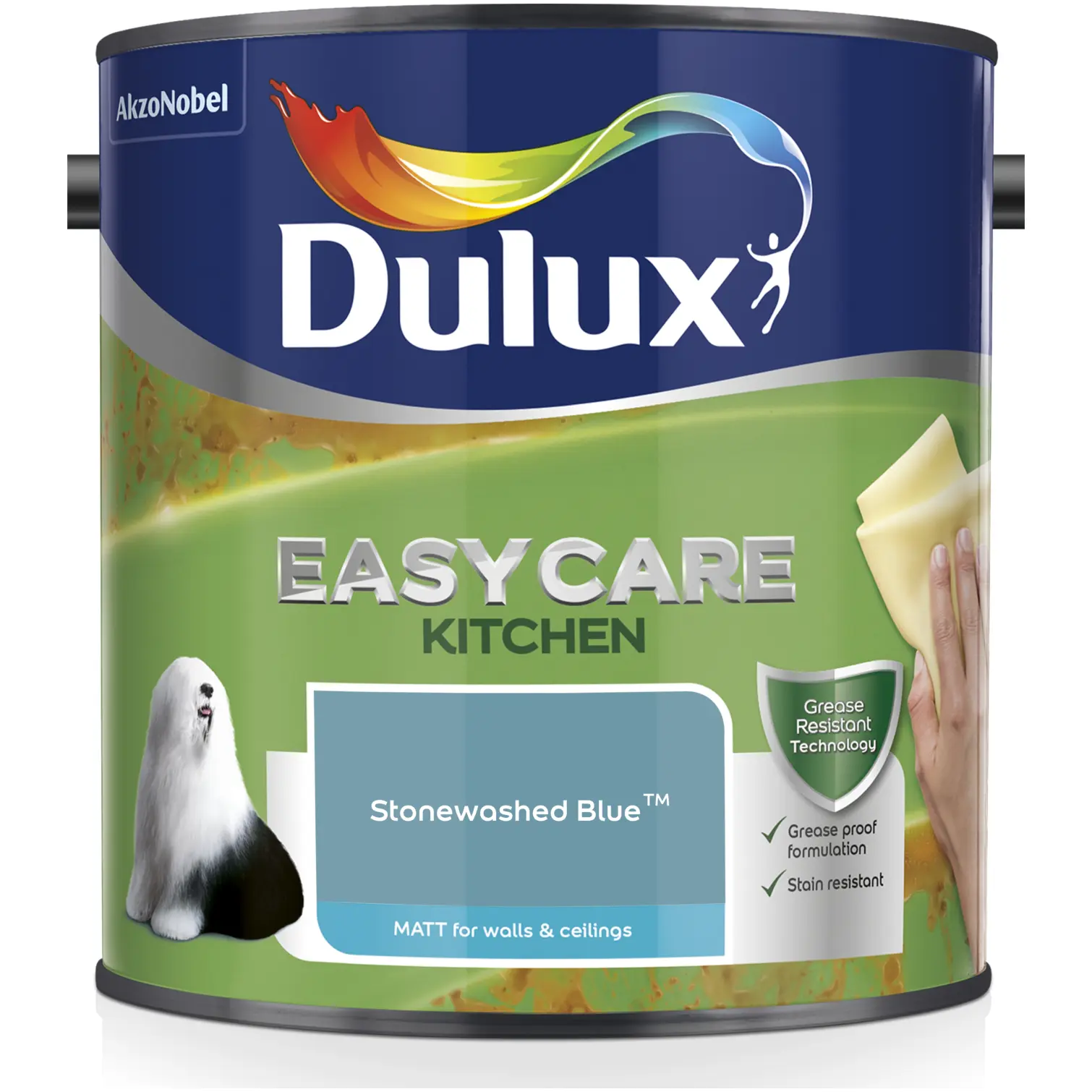 DUL1809 Dulux Easycare Kitchen Stonewashed Blue 2.5L