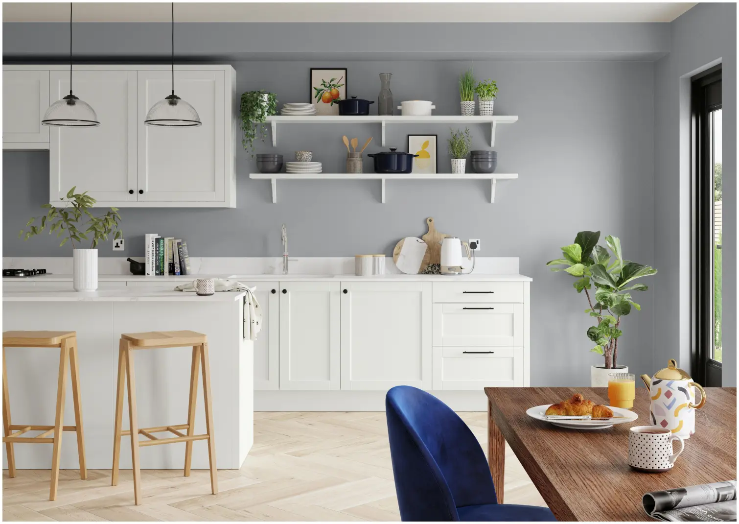 DUL1814_4 Dulux Easycare Kitchen Warm Pewter 2.5L