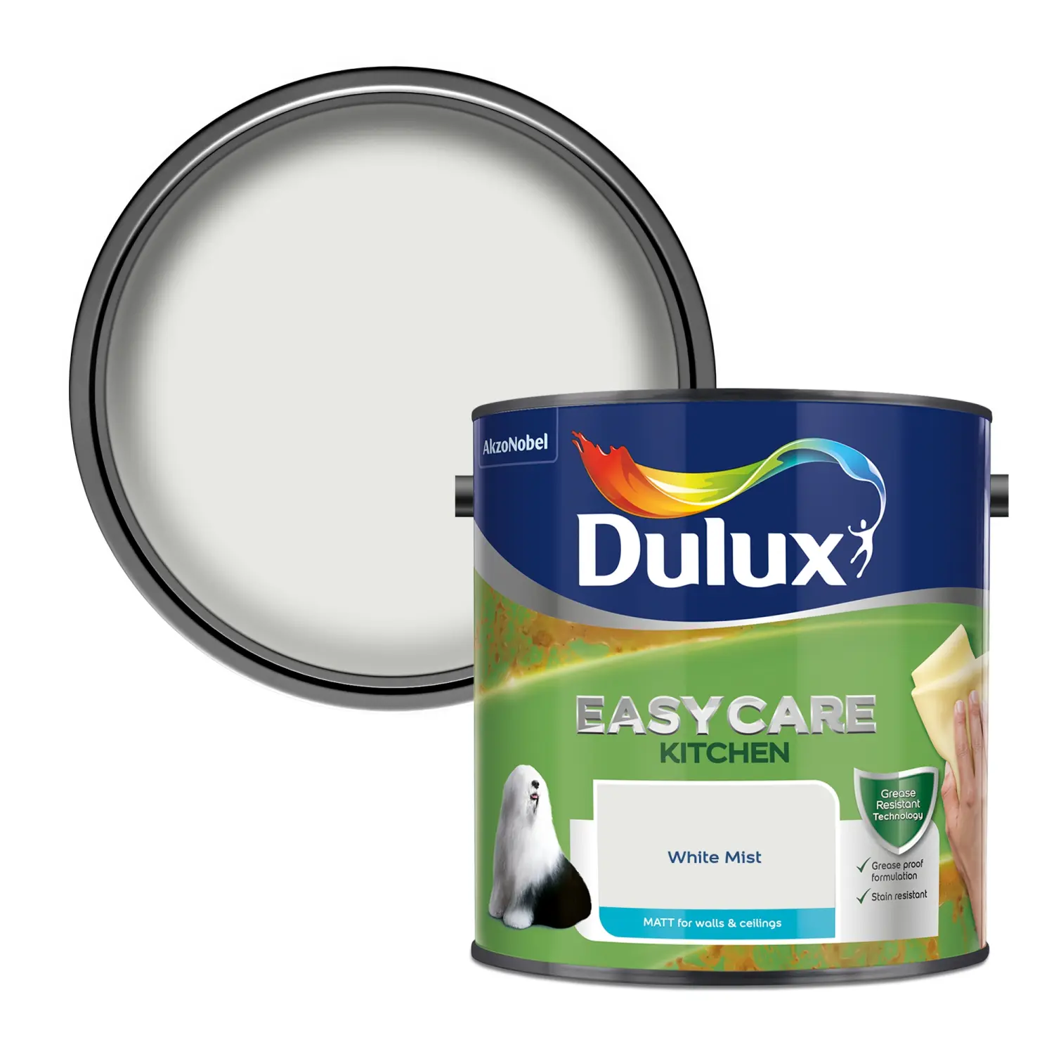 DUL1824_1 Dulux Kitchen White Mist 2.5L