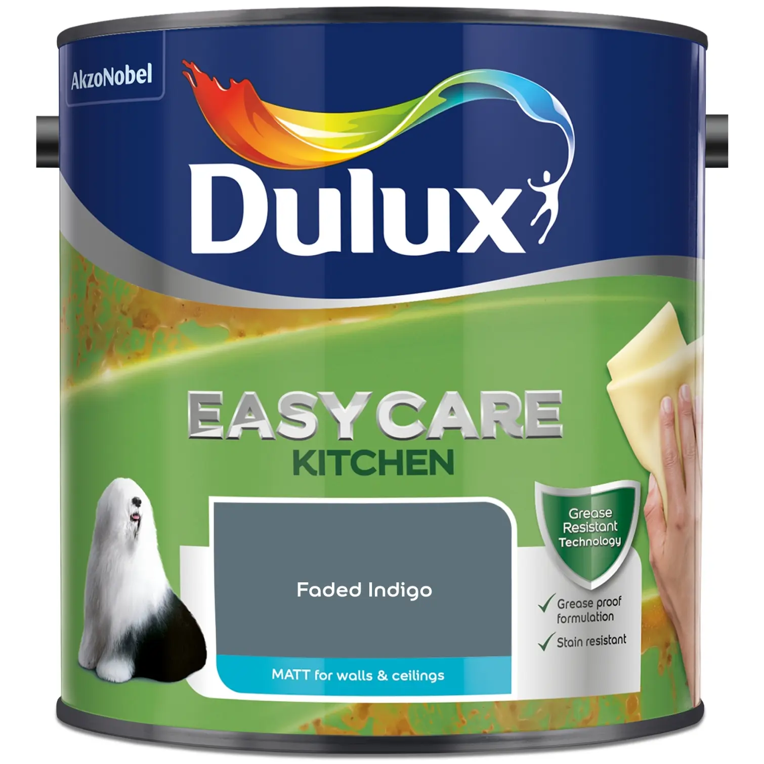 DUL1826 Dulux Kitchen Faded Indigo 2.5L