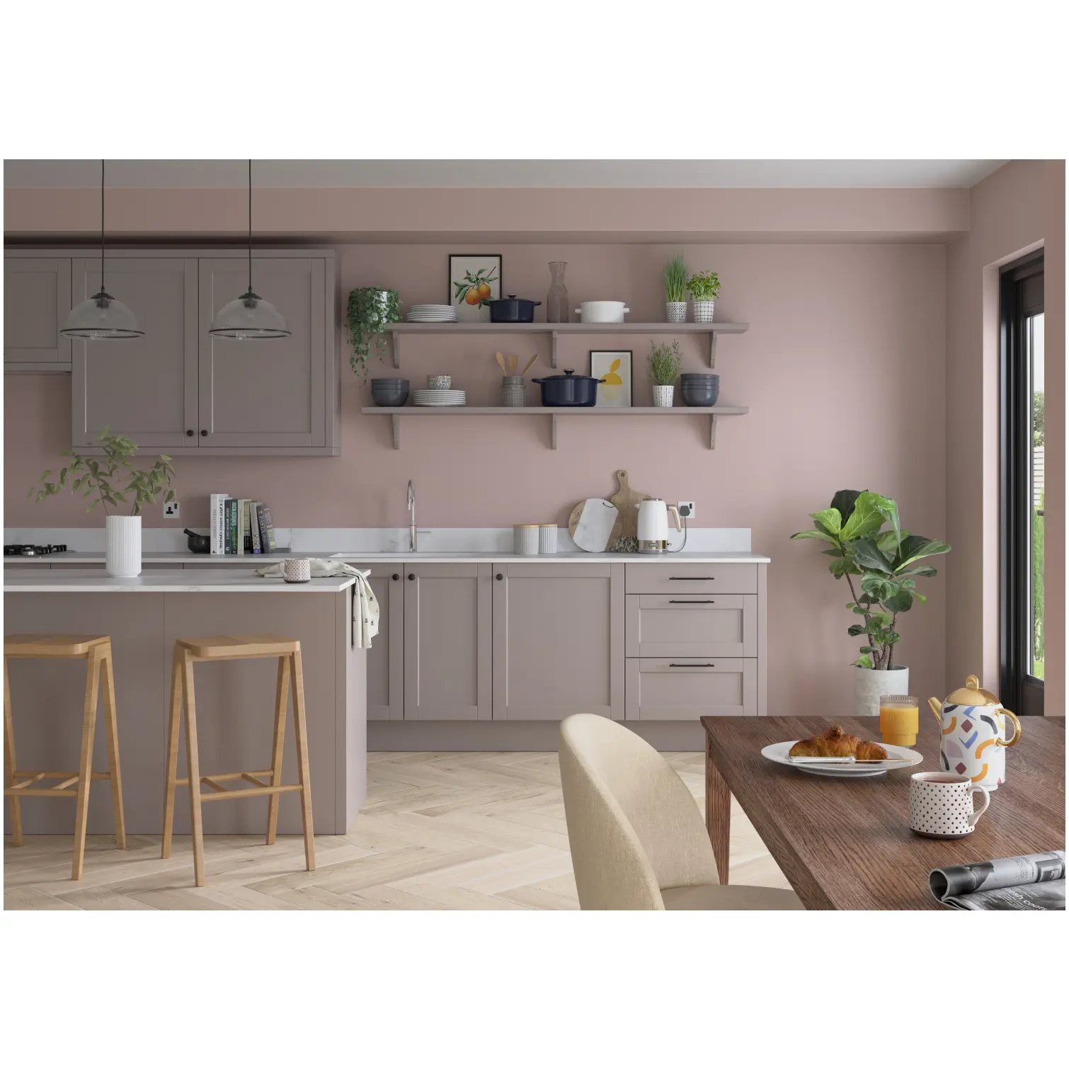 DUL1832_4 Dulux Kitchen Pink Parchment 2.5L
