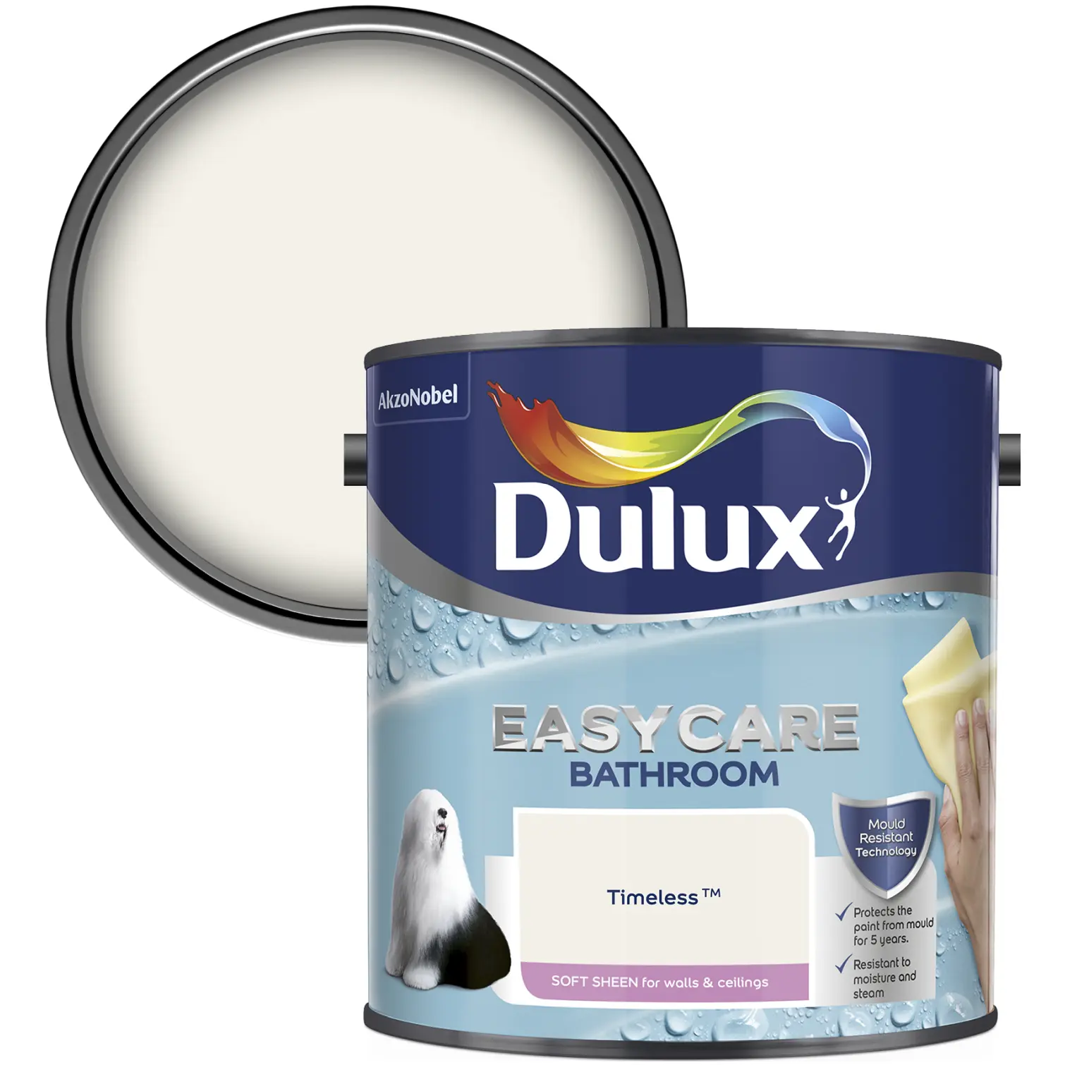 DUL1859_1 Dulux Easycare Bathroom Timeless 2.5L