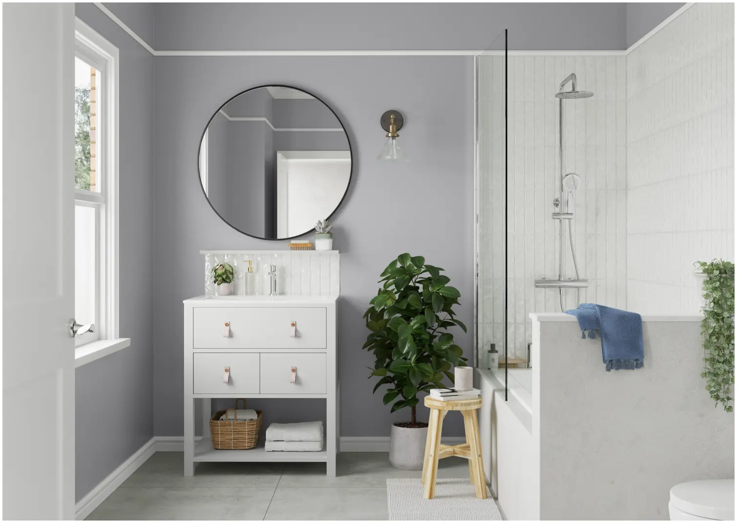 DUL1860_4 Dulux Easycare Bathroom Warm Pewter 2.5L